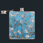 Almond Blossoms Blauer Vincent van Gogh Malerei Flachmann<br><div class="desc">Vincent van Gogh (Niederländisch, 1853 - 1890) Almond Blossom, 1890, Oil on Leinwand Ungerahmt: 73, 3 cm x 92, 4 cm Vincent van Gogh malte dieses Stillleben von Mandelblüten gegen einen blauen Himmel für seinen Neugeborenen, der nach ihm benannt wurde. Der Mandelbaum ist ein Symbol dieses neuen Lebens. Dieser Baum...</div>