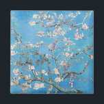 Almond Blossoms Blauer Vincent van Gogh Malerei Magnet<br><div class="desc">Vincent van Gogh (Niederländisch, 1853 - 1890) Almond Blossom, 1890, Oil on Leinwand Ungerahmt: 73, 3 cm x 92, 4 cm Vincent van Gogh malte dieses Stillleben von Mandelblüten gegen einen blauen Himmel für seinen Neugeborenen, der nach ihm benannt wurde. Der Mandelbaum ist ein Symbol dieses neuen Lebens. Dieser Baum...</div>