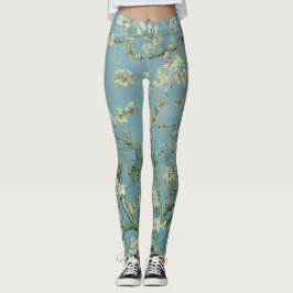 Almond Blossoms Leggings