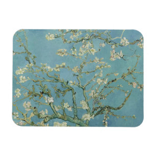 Almond Blossoms Painting by Van Gogh Magnet