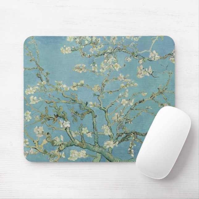 Almond Blossoms Painting by Van Gogh Mousepad (Mit Mouse)