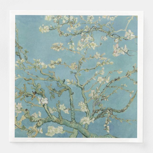 Almond Blossoms Painting by Van Gogh Serviette (Vorderseite)