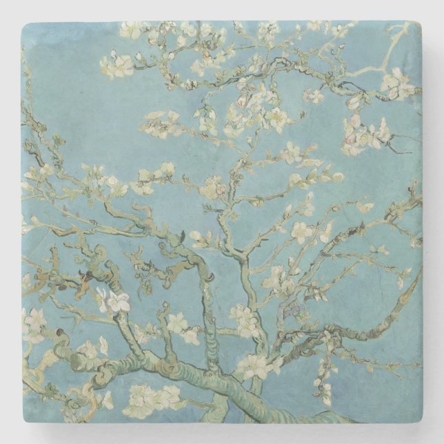 Almond Blossoms Painting by Van Gogh Steinuntersetzer (Vorderseite)