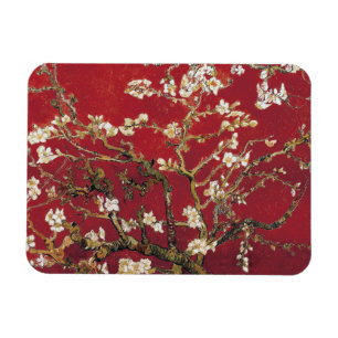 Almond Blossoms Roter Vincent van Gogh Malerei Magnet