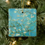 Almond Blossoms | Vincent van Gogh Keramikornament<br><div class="desc">Mandelblüten (1890) des niederländischen Künstlers Vincent van Gogh (1853-1890). Van Goghs Almond-Blüten-Gemälde zeigen ein zartes Set aus weißen Blume gegen einen strahlenden türkisfarbenen Himmel, das für neues Leben und Erneuerung steht. Die eleganten Äste und fließenden Linien, die von japanischer Kunst Inspiriert werden, schaffen ein Gefühl der Gelassenheit und natürlichen Schönheit....</div>