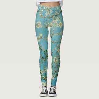 Almond Blossoms von Vincent Van Gogh Fine Art Leggings