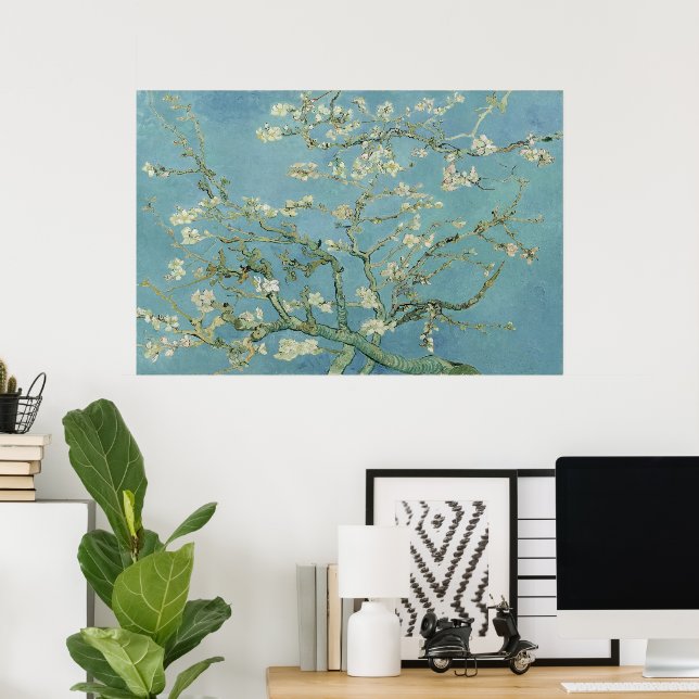 Almond Blossoms von Vincent van Gogh Poster (Heimbüro)