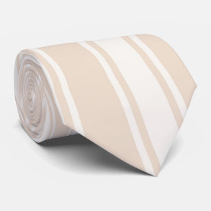 Almond Color Stripe Funky Muster Krawatte