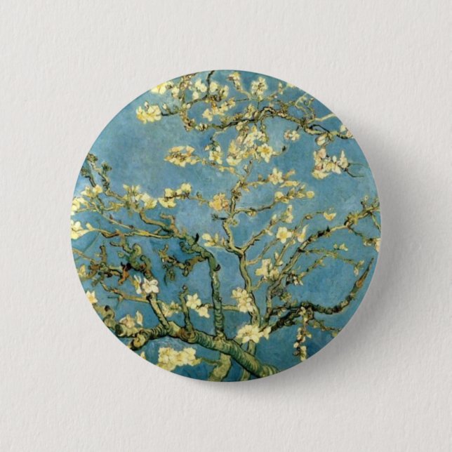 Almond Tree blühend von Van Gogh Button (Vorderseite)