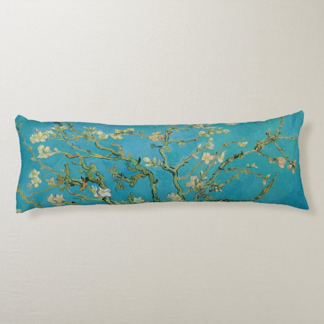 Almond Tree blühend von Van Gogh Seitenschläferkissen (Rückseite)
