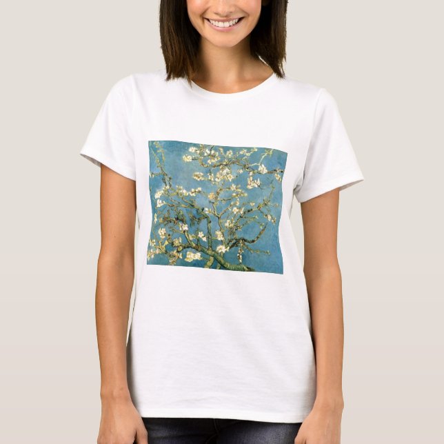 Almond Tree blühend von Van Gogh T-Shirt (Vorderseite)