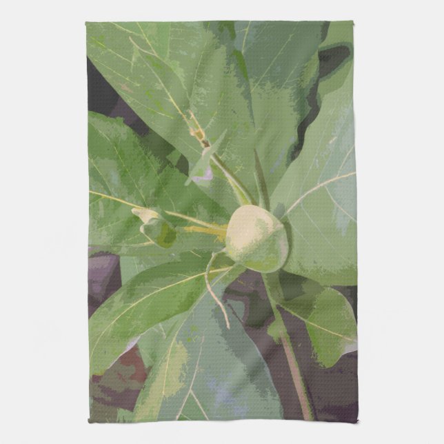 Almond Tree Closeup Handtuch (Vertikal)