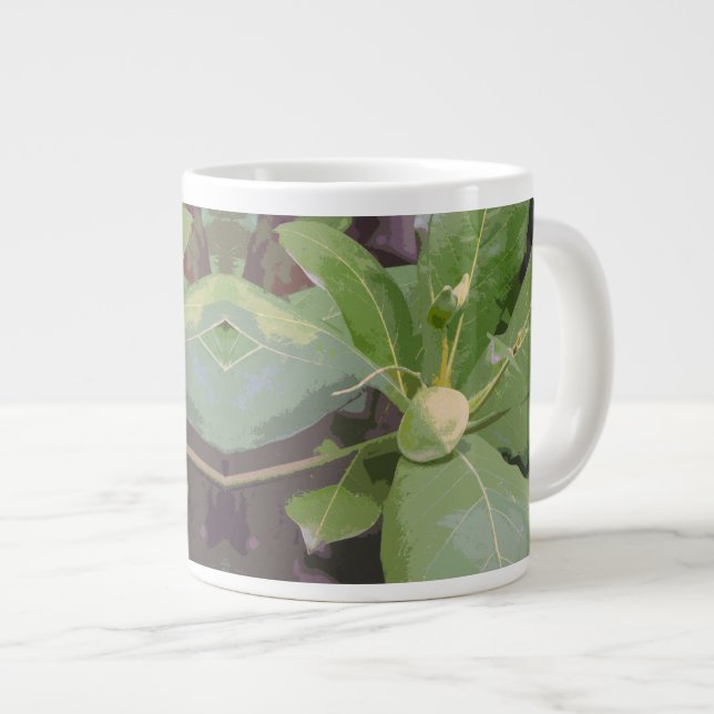 Almond Tree Closeup Jumbo-Tasse (Vorderseite Rechts)