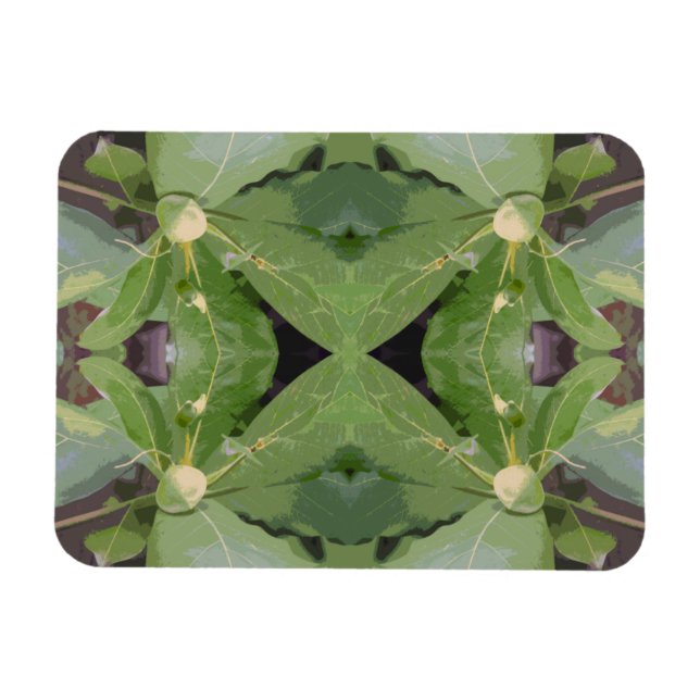 Almond Tree Pattern Magnet (Horizontal)