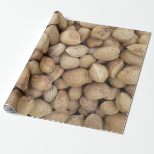 Almonds Herbstmuster Geschenkpapier