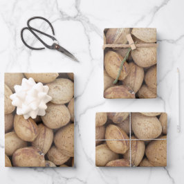 Almonds Herbstmuster Geschenkpapier Set