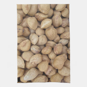 Almonds Herbstmuster Geschirrtuch