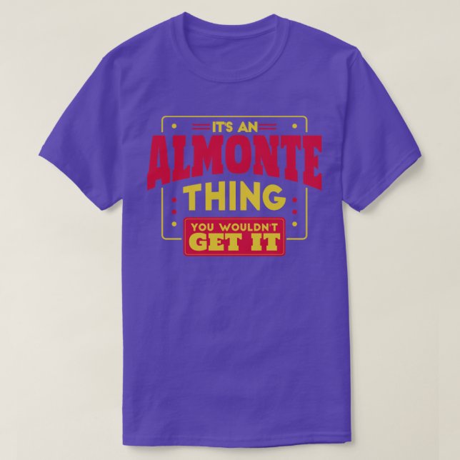 Almonte T-Shirt (Design vorne)