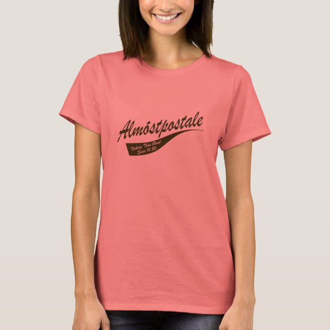 Almostpostale - Fast Postal Ladys Ringer T-Shirt (Vorderseite)