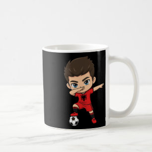 Alnian Dab Kid Ziel Cartoon Alnia Flagge Für Junge Kaffeetasse