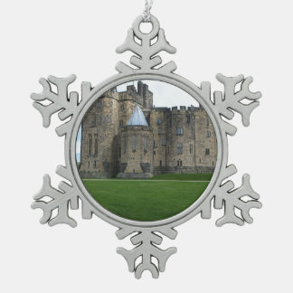 Alnwick-Schloss Großbritannien Schneeflocken Zinn-Ornament
