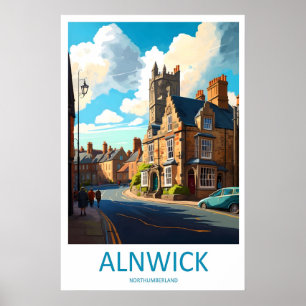 Alnwick Vintage Ski Poster Reisen Park National