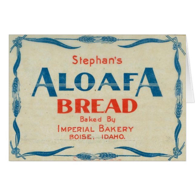 Aloafa Brot (Vorderseite (Horizontal))