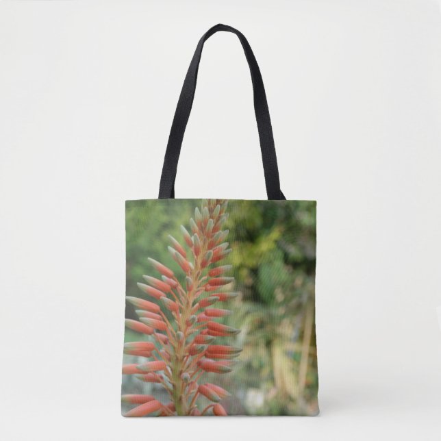 Aloe Blossom Custom All-Over-Print Tote Bag Tasche (Vorderseite)
