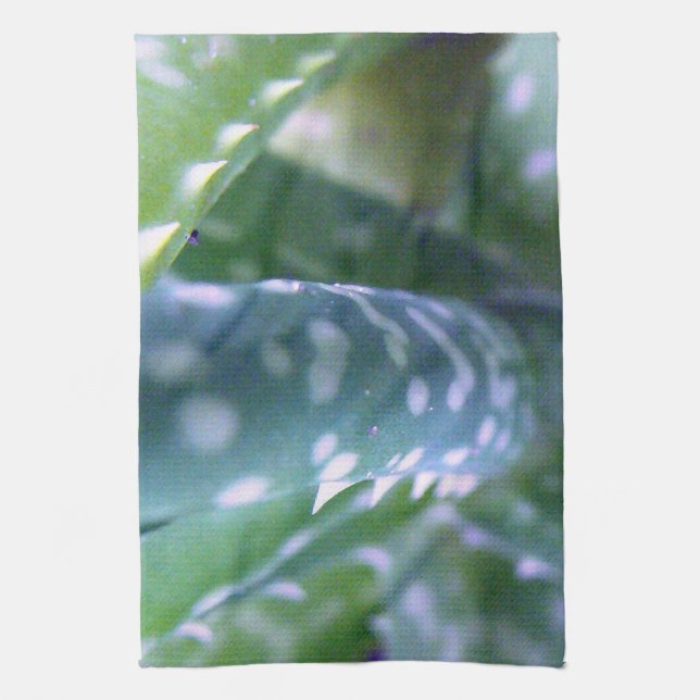 Aloe, Bug-Ansicht Geschirrtuch (Vertikal)