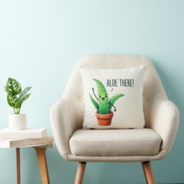 Aloe da! Niedlich Aloe Vera Pflanze Kissen
