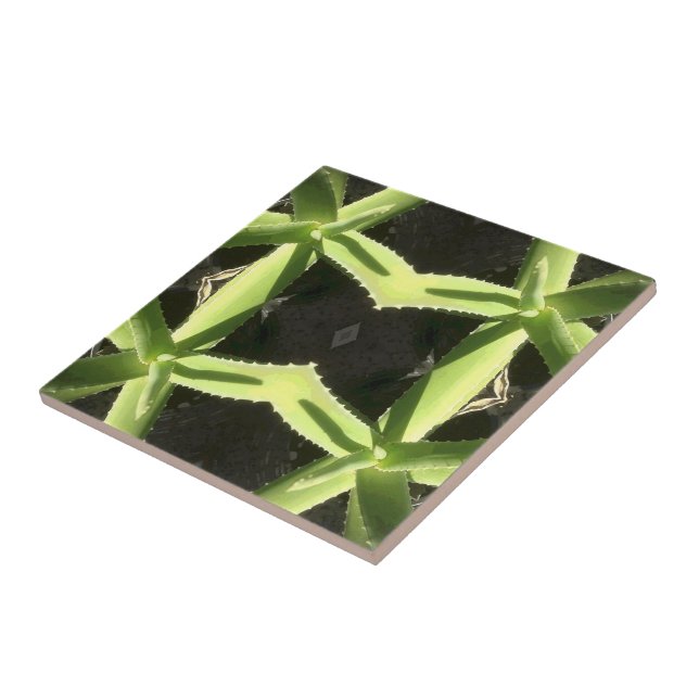 Aloe Pattern 3h Fliese (Seite)