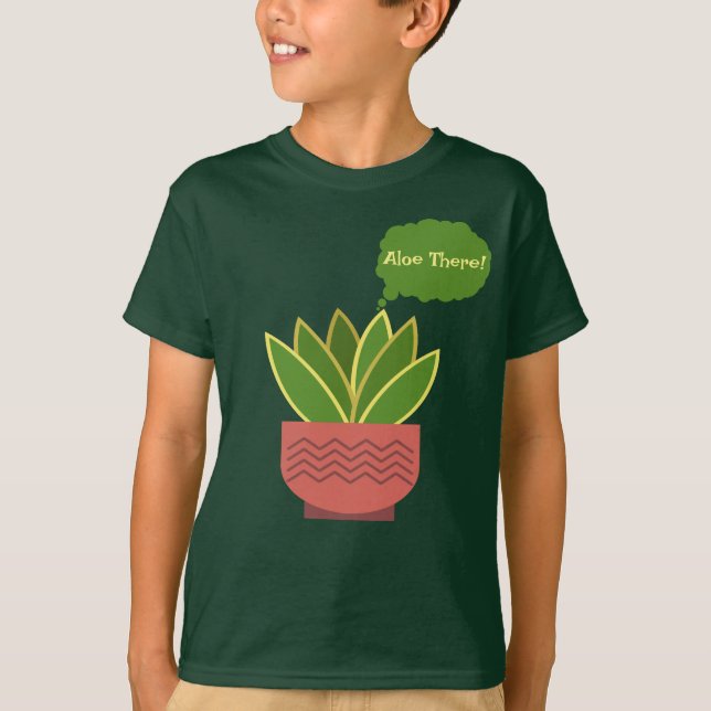 "Aloe There!" Junge T-Shirt (Vorderseite)