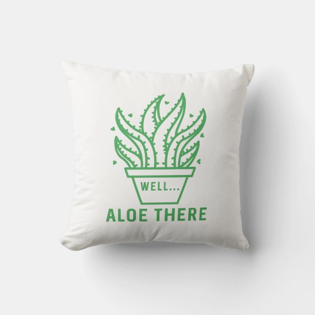 Aloe There Kissen (Vorderseite)