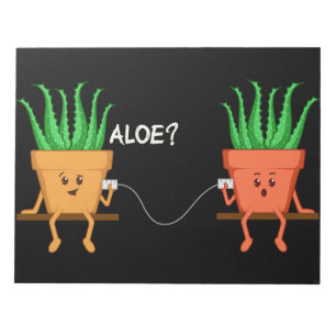 Aloe Vera Barber Notizblock
