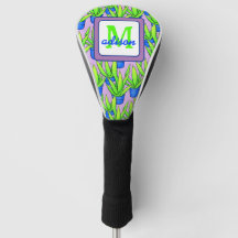 Aloe Vera Pflanze Muster Mit Monogramm