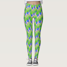 Aloe Vera Pflanze Pattern Leggings