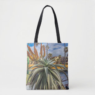 Aloe-Vera-Pflanze und Blumen Taschen-Tasche Tasche