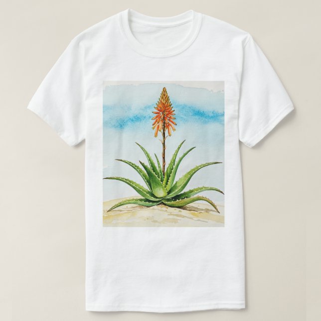 Aloe vera plant T-Shirt (Design vorne)