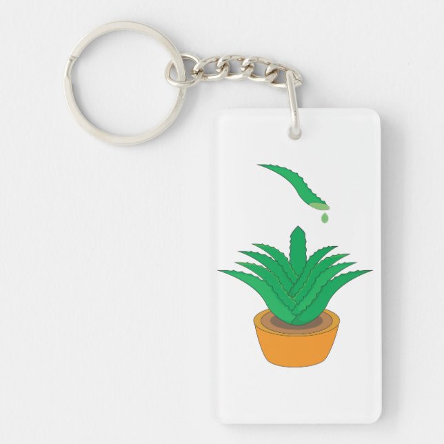 Aloe Vera Schlüsselanhänger (Vorderseite)