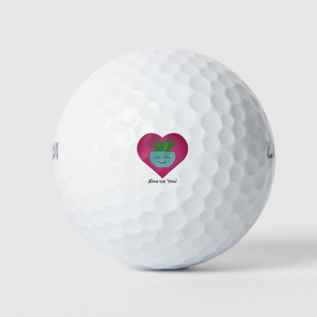 Aloeve You Aloe Golfball (Vorderseite)