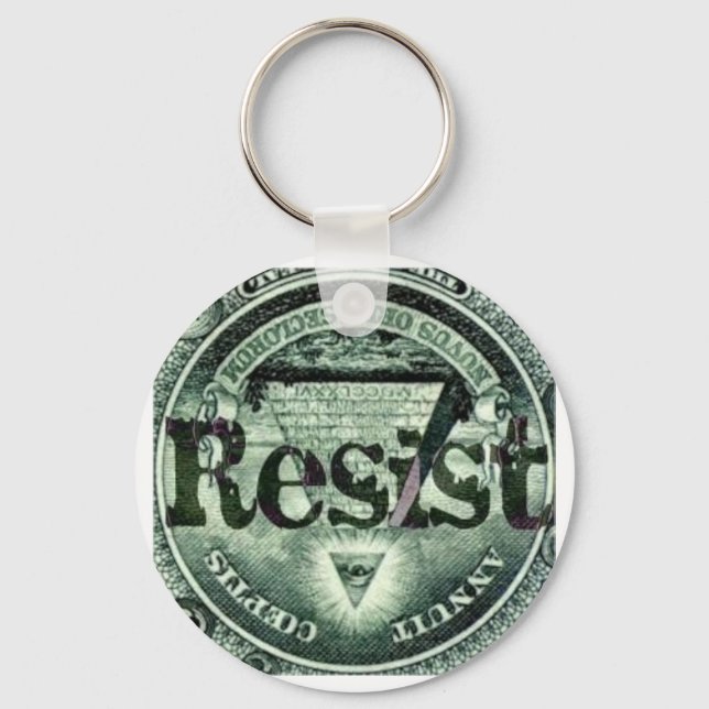 Alogia rev1 - Resist Schlüsselanhänger (Vorderseite)