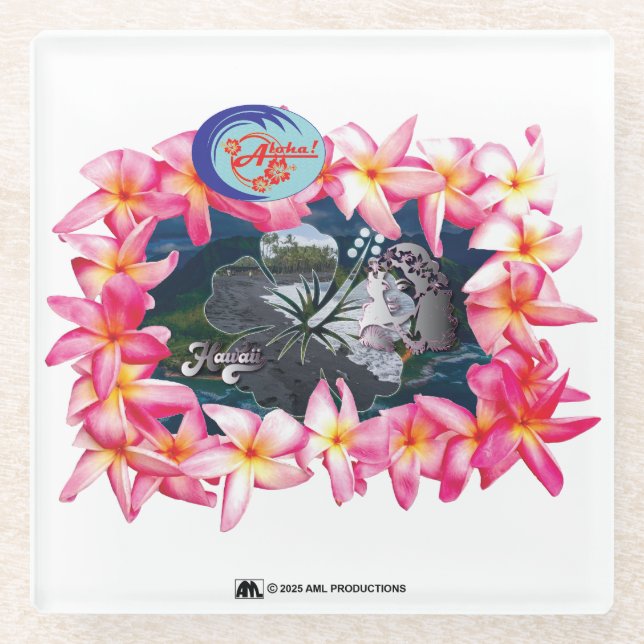 ALOHA 2 11 GLASUNTERSETZER (Vorderseite)