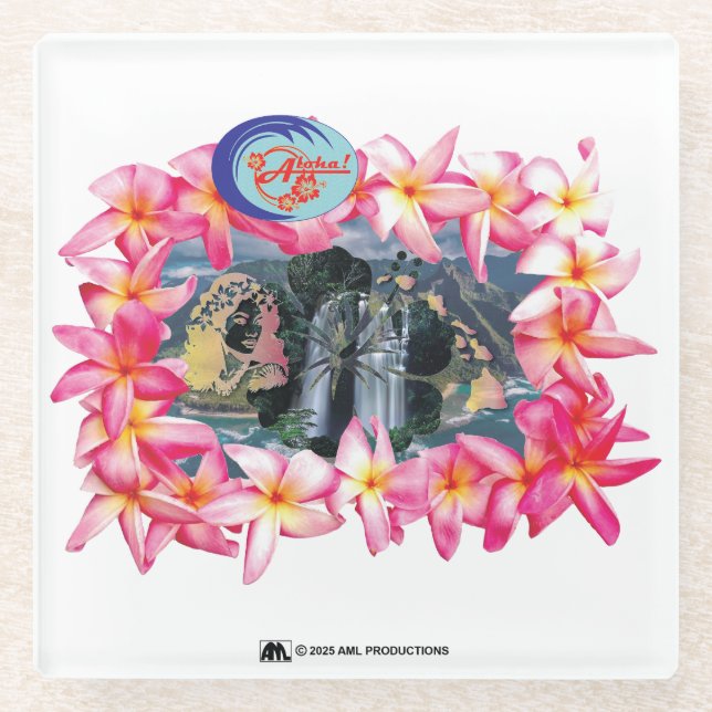 ALOHA 2 3 VERSION 1 GLASUNTERSETZER (Vorderseite)