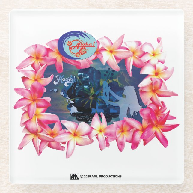 ALOHA 2 5 VERSION 1 GLASUNTERSETZER (Vorderseite)