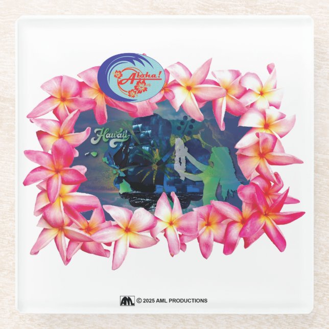 ALOHA 2 5 VERSION 2 GLASUNTERSETZER (Vorderseite)