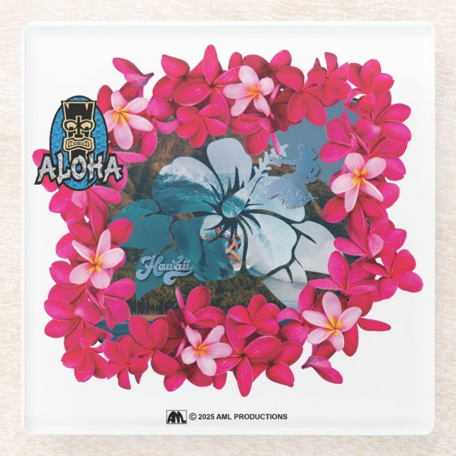 ALOHA 3 13 GLASUNTERSETZER (Vorderseite)