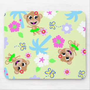 aloha Affedruck Mousepad
