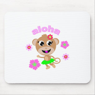 aloha Affeschirm Mousepad