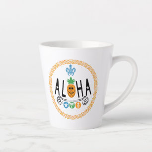 Aloha Ananas Design - Kleine Latte-Tasse Milchtasse