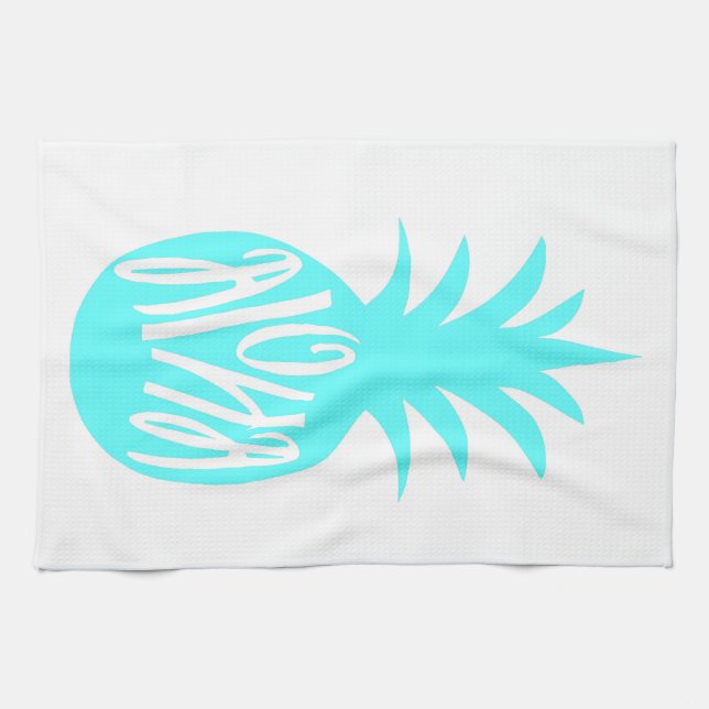 Aloha Ananas-Tuch Handtuch (Horizontal)